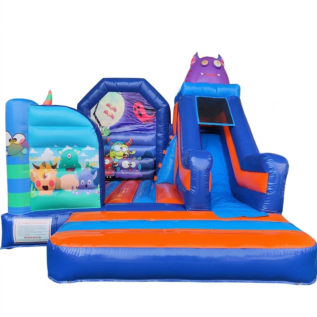 Monster Hüpfburg mit Rutsche in Bautzen & Oberlausitz