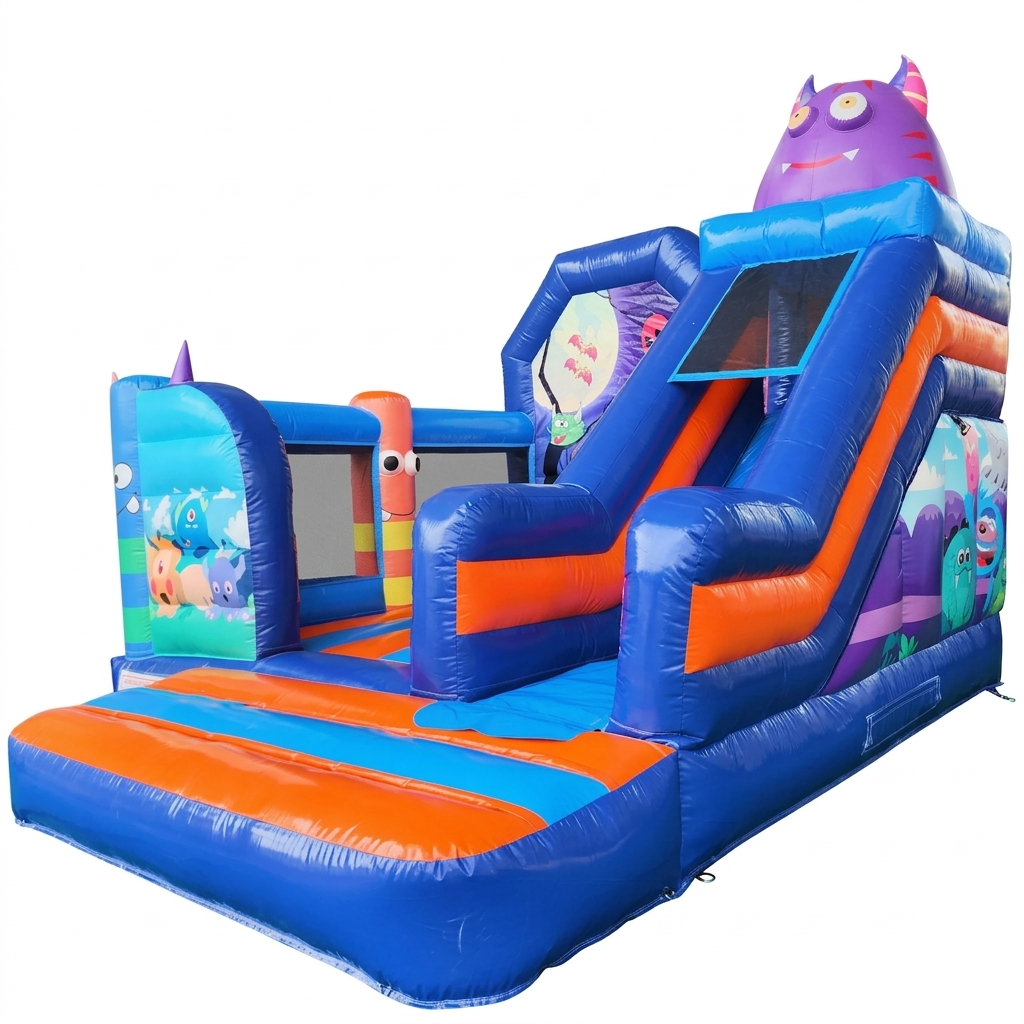 Hüpfburg mit Rutsche in Neukirch/Lausitz